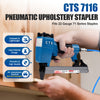 CTS 7116 Pneumatic Upholstery Stapler, 22 Guage Type 71, 3/8-Inch Crown
