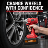 KAMSIN 1840 Cordless Impact Wrench, 18V 4.0Ah 21700 Lithium-Ion Battery, 0–3000 RPM High-Speed Motor, Reinforced Metal Anvil, Ergonomic Grip, for Scaffolding, Steel Structural Bolts, and Automotive Wheel Removal