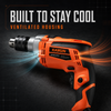 KAMSIN #050215 Power Drills, 220V, 600W High-Power Hammer Drill with Chuck, Electric Hand Drill for Home DIY