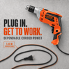KAMSIN #050215 Power Drills, 220V, 600W High-Power Hammer Drill with Chuck, Electric Hand Drill for Home DIY