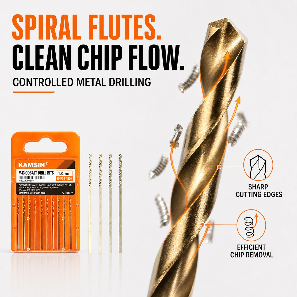 KAMSIN M43 Cobalt-containing Twist Drill Bits