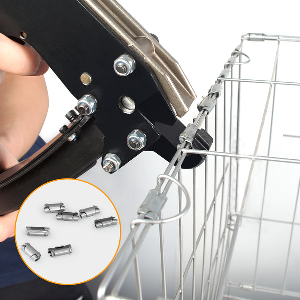 CL-4 & CL-72 Galvanized Clinching Clips, Fasteners for M66 Spring Mattress Clinching Clipper Tool, Wire Fence Staples for Wire Cages