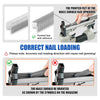 Woodpecker V1015 Pneumatic Picture Frame V Nailer Fits 7 mm to 15 mm (9/32" to 19/32") V Nails, Frame Stapler or Joiner for Picture Framing