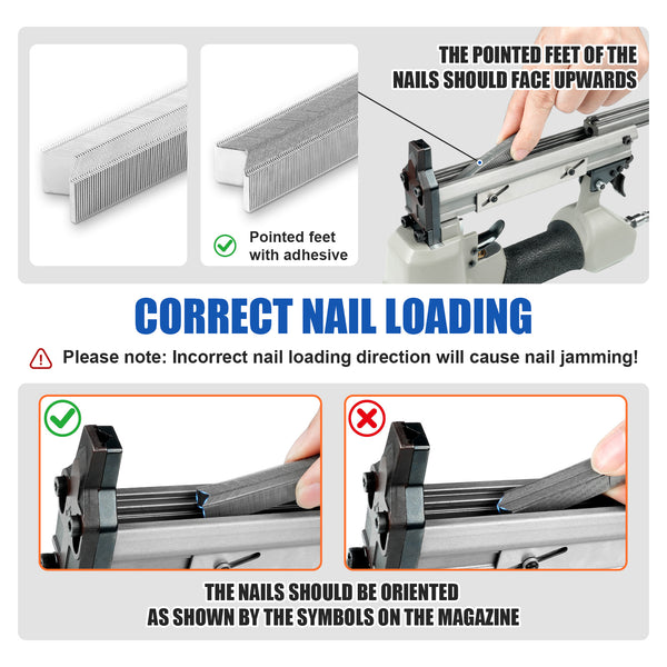 Woodpecker V1015 Pneumatic Picture Frame V Nailer Fits 7 mm to 15 mm (9/32" to 19/32") V Nails, Frame Stapler or Joiner for Picture Framing