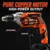 KAMSIN #050215 Power Drills, 220V, 600W High-Power Hammer Drill with Chuck, Electric Hand Drill for Home DIY