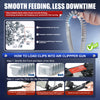 KIMSING 304 Stainless Steel Vertex M66 Clinching Clips for Harcto Pneumatic Clipper Tools