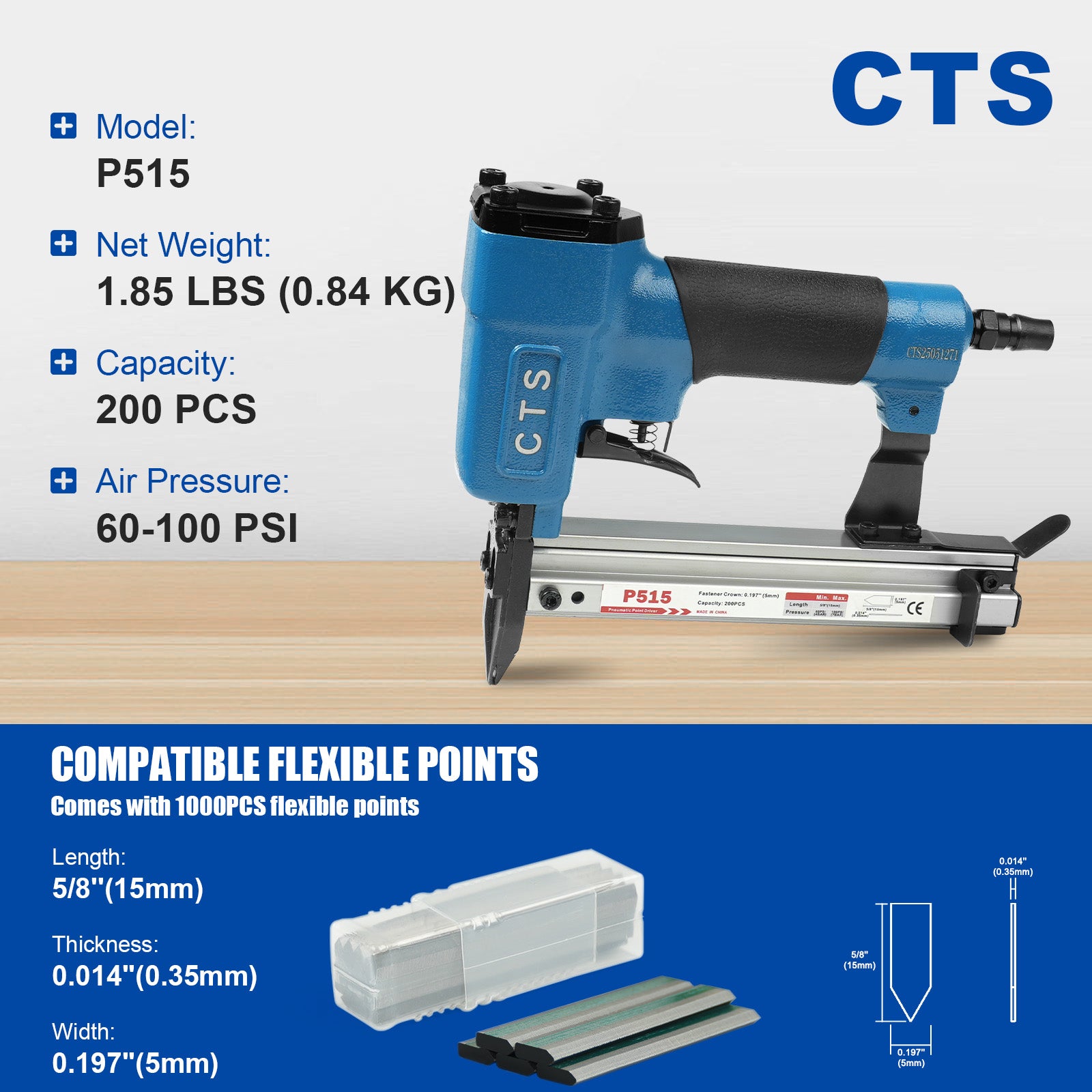 CTS P515 Pneumatic Flexible Point Driver