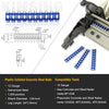 KIMSING MTSD-19 12 Gauge 3/4 Inch X .109 Inch Smooth Shank Plastic Collated Concrete and Steel Drive Pin Mechanical Galvanized for Gas Power Concrete and Steel Nailer 1000 PCS/Box