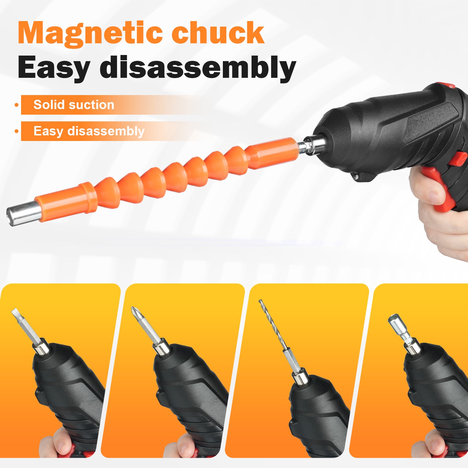 KAMSIN 47-Piece Tool Set for Multi-functional Electric Screwdriver Set