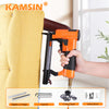 KN8016S 21 Gauge Pneumatic Upholstery Stapler for 80 Series Staples with 1/2" Crown Continuous Firing Mode Air Power Upholstery Staple Gun Fine Wire Stapler, DIY, Renovation, Furniture