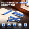 KIMSING 1 Inch Plastic Collated Concrete Pins, 1000PCS Box, 12 Gauge