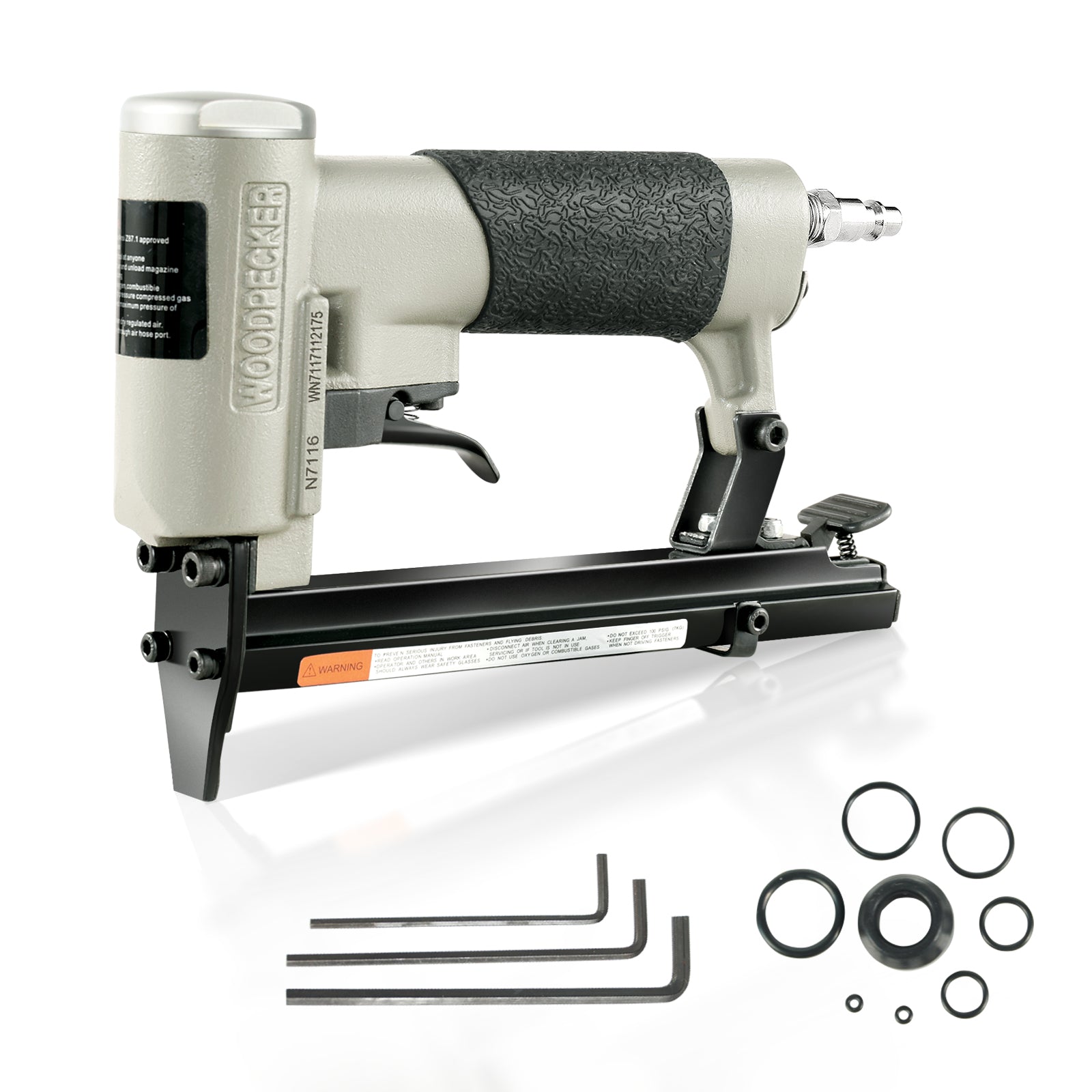Woodpecker N1013J 20 Gauge Power Upholstery Stapler, 7/16'' Crown Air Staple Gun