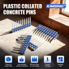 KIMSING 1-1/2 Inch Plastic Collated Concrete Pins, 1000PCS Box, 12 Gauge