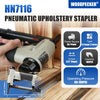 WOODPECKER HN7116 Pneumatic Upholstery Stapler, 22 Guage Type 71, 3/8-Inch Crown