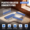 KIMSING 1-1/4 Inch Plastic Collated Concrete Pins, 1000PCS Box, 12 Gauge