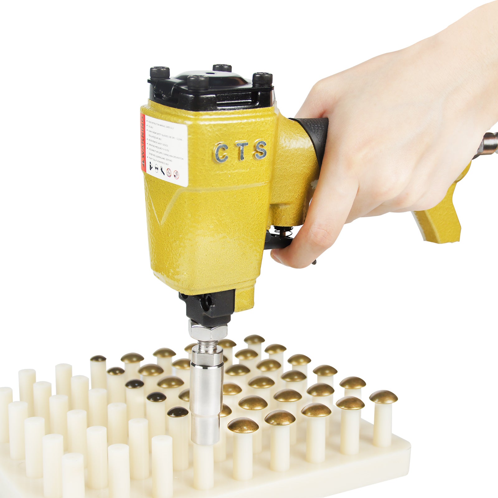 CTS 1170 Pneumatic Upholstery Tacks Gun, Decorative Nailer for Furniture Deco Tacks