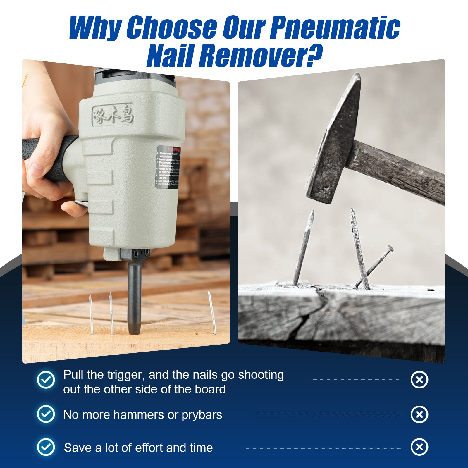 WOODPECKER WTB60 Air Nails Punch Nailer