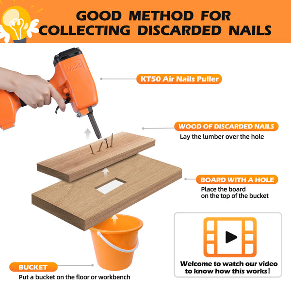 KAMSIN KT50 Air Nails Punch Nailer