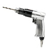 KAMSIN High-Torque Pneumatic Air Drill with Keyed Chuck, 1.5–10mm Capacity, Forward/Reverse Control, Metal Body for Heavy-Duty Metalworking and Automotive Repair