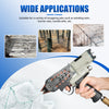 WOODPECKER BWG12 Pneumatic Hog Ring Plier 1.8 mm to 2.1 mm Closure Diameter Hog Ring Gun for Strapping, Fencing, Cages