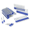 KIMSING MTSD-38 12 Gauge 1 1/2 Inch X .109 Inch Smooth Shank Plastic Collated Concrete and Steel Drive Pin Mechanical Galvanized for Gas Power Concrete and Steel Nailer 800 PCS/Box