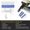 KIMSING MTSD-38 12 Gauge 1 1/2 Inch X .109 Inch Smooth Shank Plastic Collated Concrete and Steel Drive Pin Mechanical Galvanized for Gas Power Concrete and Steel Nailer 800 PCS/Box