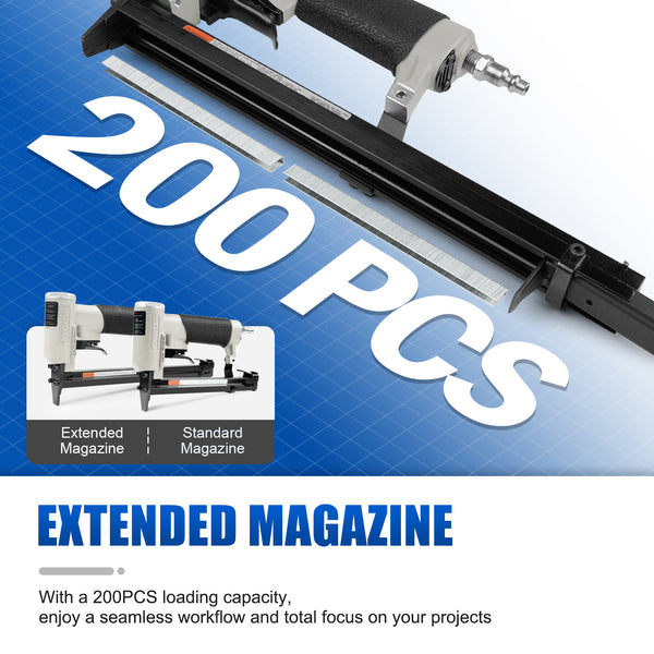 WOODPECKER NL7116 Pneumatic Upholstery Stapler, 22 Guage Type 71, 3/8-Inch Crown