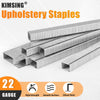 KIMSING 22 Gauge 71 Series 3/8'' Crown 1/4'' to 3/8'' (6-10mm) Leg Length Galvanized Upholstery Staples(10,000 PCS/Box)