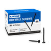 KIMSING Drywall Screws 2lb/Box, #6 Coarse Thread Philips Drive #2 Bugle Head Wood Screws with Black Phosphate Finish M3.5 Sharp Point Screws
