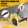 HB3518 16 Gauge 1-3/8 Inch Crown 3/4" （18 mm) Leg Manual Carton Box Closing Stapler