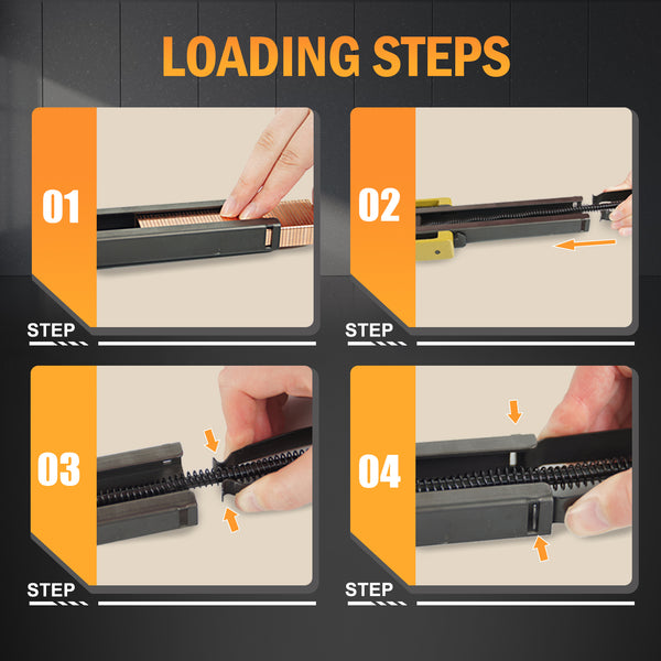 KIMSING 16 Gauge Copper Carton Closing Staples for Pneumatic or Manual Carton Stapler, 2000PCS/BOX, 5/8’’ (15mm) Length
