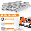 KIMSING 22 Gauge 71 Series 3/8'' Crown 1/4'' to 3/8'' (6-10mm) Leg Length Galvanized Upholstery Staples(10,000 PCS/Box)