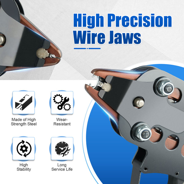 WOODPECKER BWG12 Pneumatic Hog Ring Plier 1.8 mm to 2.1 mm Closure Diameter Hog Ring Gun for Strapping, Fencing, Cages