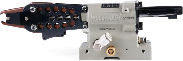 WOODPECKER QC-7EPFR 15 Gauge 3/4-Inch Semi-Automatic Hog Ring Gun with Foot Pedal Control, 7.5 to 8.3 mm Closing Diameter