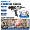 WOODPECKER C-7CA52 Pneumatic Hog Ring Gun, 15 Gauge, 3/4-Inch Crown, 4.8mm Closing Diameter