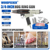 WOODPECKER C-77XE Pneumatic Hog Ring Gun, 15 Gauge, 3/4-Inch Crown, 7.0 mm Closing Diameter