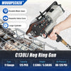 WOODPECKER C130L Heavy Duty Pneumatic Gabion Hog Ring Gun, 11 Gauge, 1-1/2-Inch Crown, 13.0-14.0mm Closing Diameter