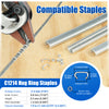 WOODPECKER BWG12 Pneumatic Hog Ring Plier 1.8 mm to 2.1 mm Closure Diameter Hog Ring Gun for Strapping, Fencing, Cages