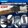 WOODPECKER C3 Pneumatic Coir Mattress Hog Ring Gun, 15 Gauge, 1-1/8-Inch Crown, 10.5mm Closing Diameter