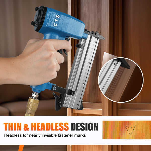 KIMSING 23 Gauge Headless Pin Nails 1/2-Inch to 1-3/8-Inch (12-35mm) Length