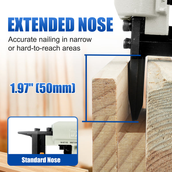 WOODPECKER HN7116 Pneumatic Upholstery Stapler, 22 Guage Type 71, 3/8-Inch Crown