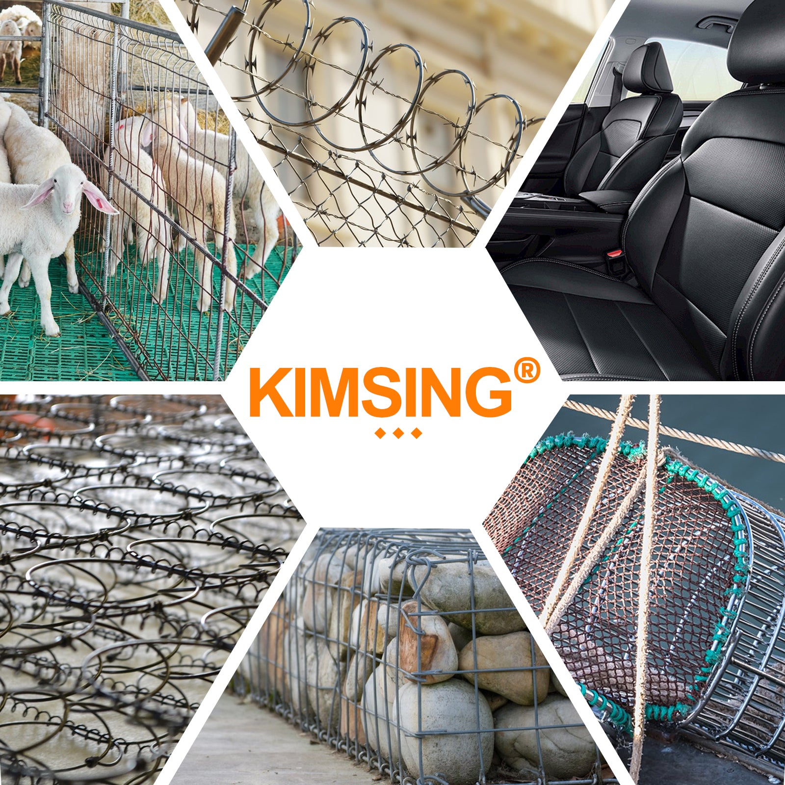 KIMSING C27 15/16'' Crown Hog Rings Staples