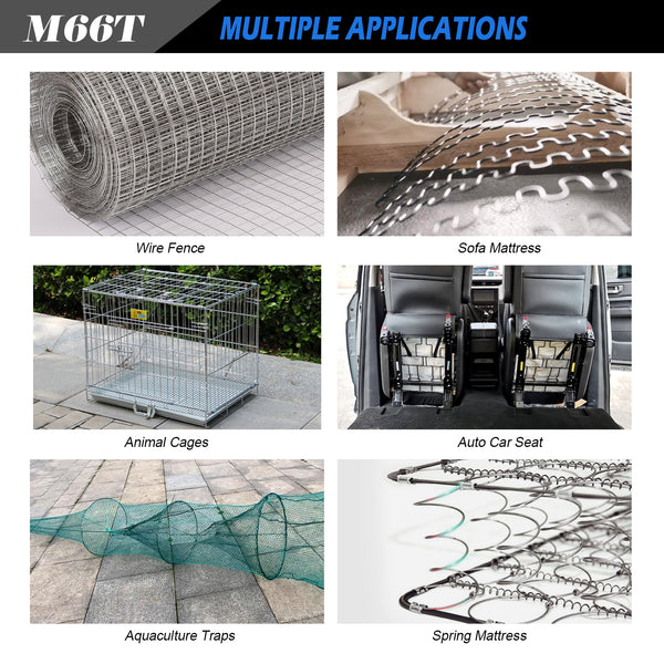 WOODPECKER M66T Pneumatic Clinching Clipper
