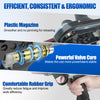 WOODPECKER C-77XE Pneumatic Hog Ring Gun, 15 Gauge, 3/4-Inch Crown, 7.0 mm Closing Diameter