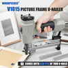 Woodpecker V1015 Pneumatic Picture Frame V Nailer Fits 7 mm to 15 mm (9/32" to 19/32") V Nails, Frame Stapler or Joiner for Picture Framing