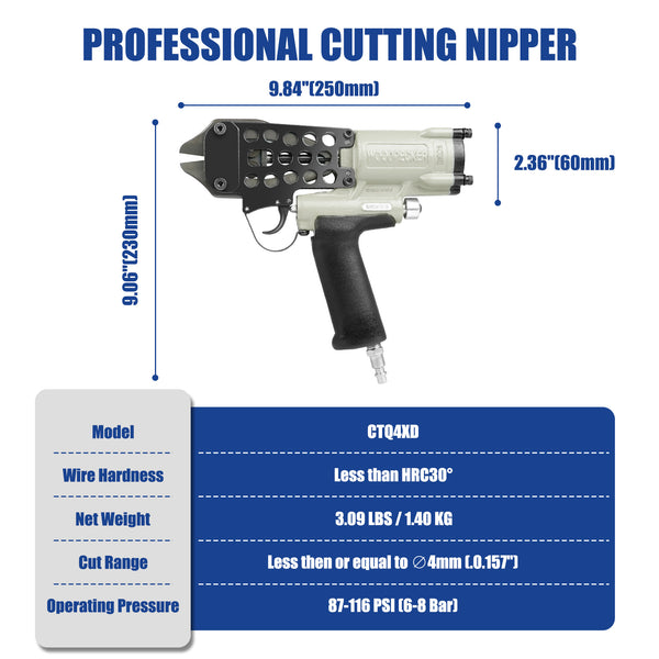 WOODPECKER CTQ4XD Pneumatic Cutting Nipper