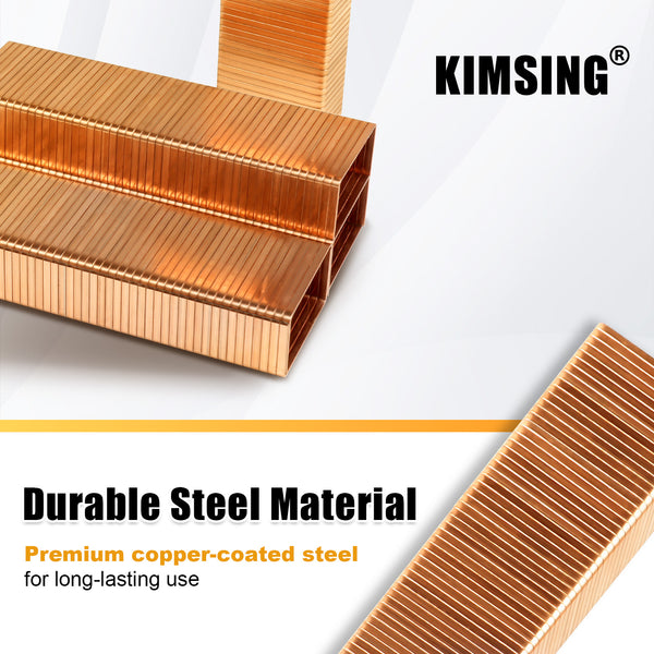 KIMSING 3518 16 Gauge Copper Carton Closing Staples 3/4-Inch (18 mm) Length