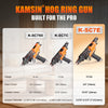 KAMSIN K-SC7E Pneumatic Long Nose Hog Ring Gun, 15 Gauge, 3/4-Inch Crown, 7.0-8.0mm Closing Diameter
