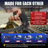 KIMSING 304 Stainless Steel Vertex M66 Clinching Clips for Harcto Pneumatic Clipper Tools