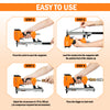 KAMSIN 8016K Pneumatic Upholstery Stapler, 21 Gauge Type 80, 1/2-Inch Crown